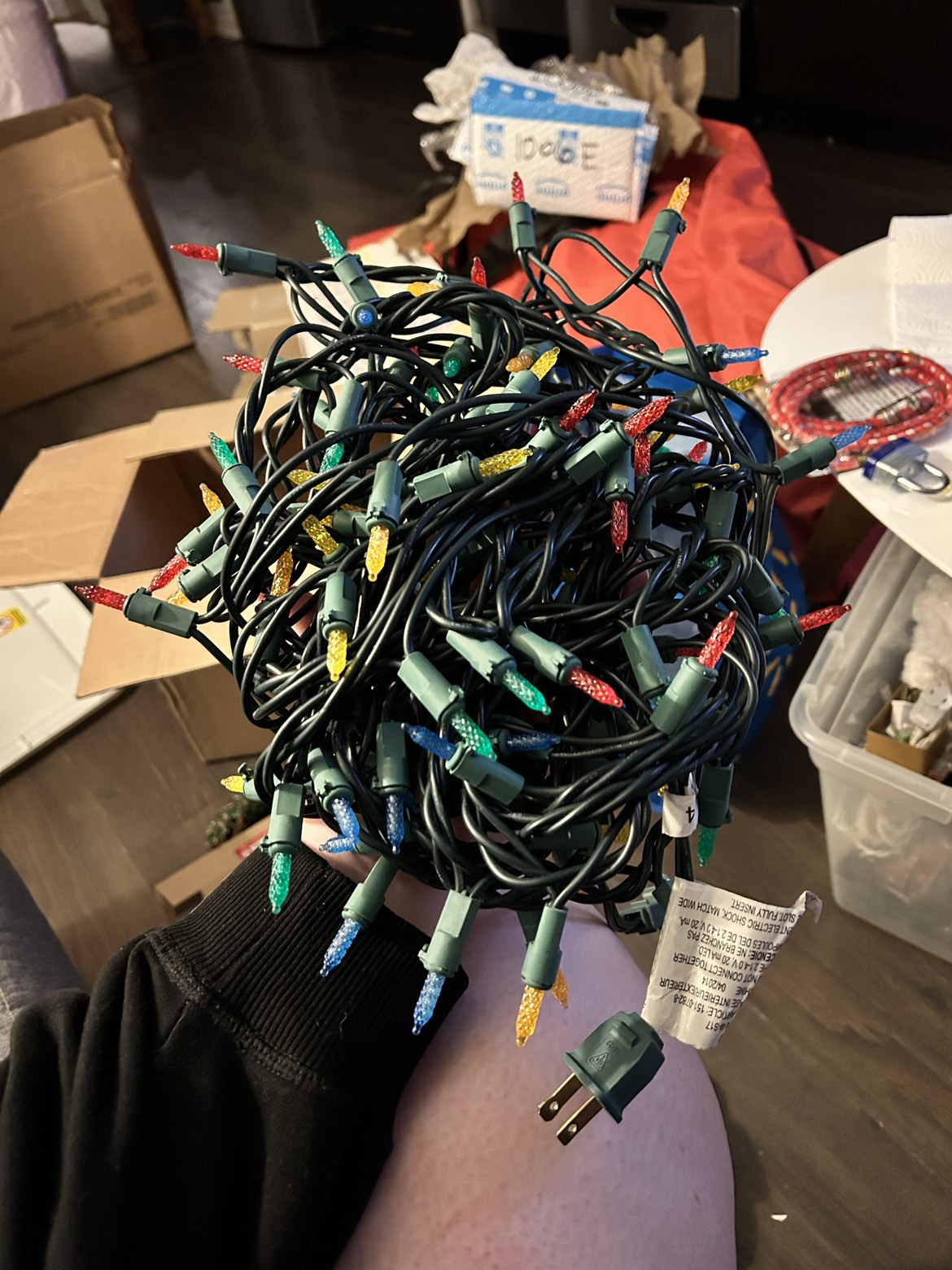 Christmas lights - pickup by 10/25