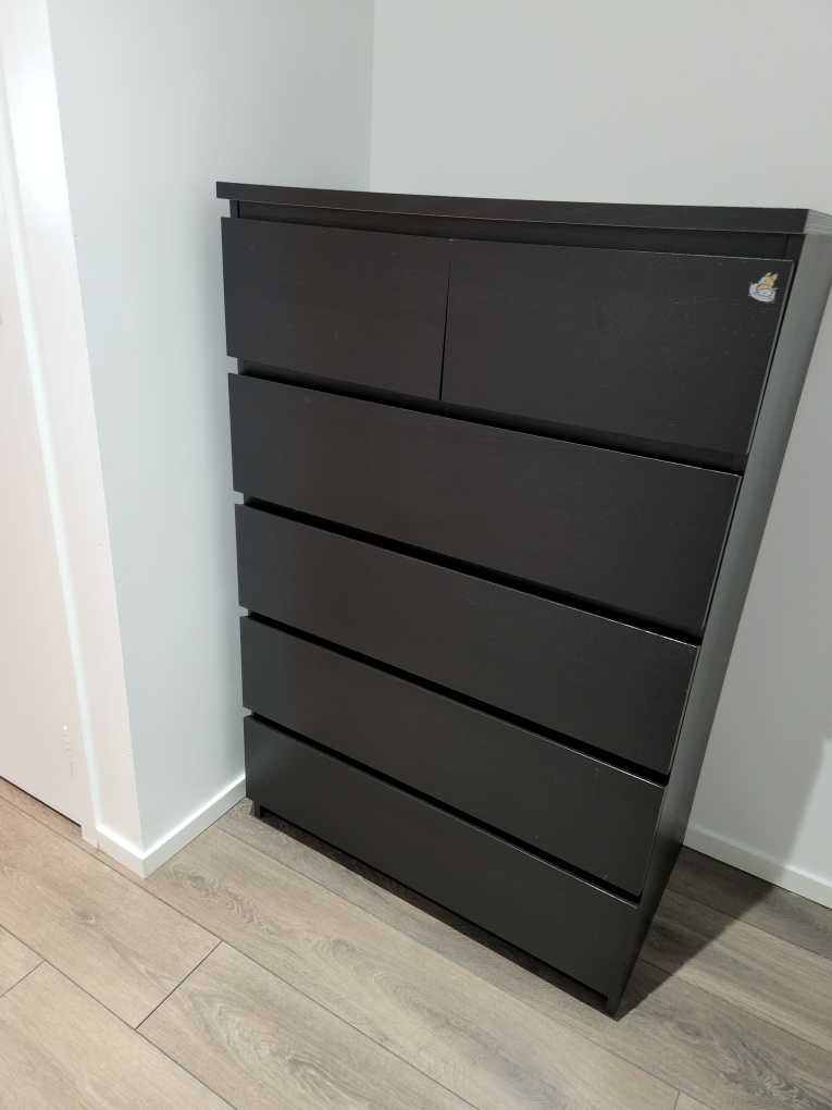 ikea malm 6 drawer chest