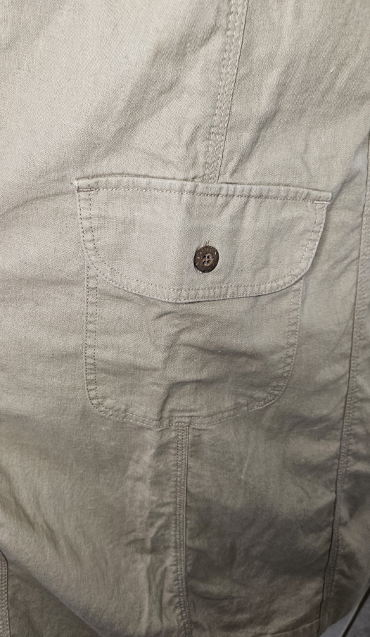 Denver Hayes Linen Cargo Midi Skirt Size 8 - photo 2