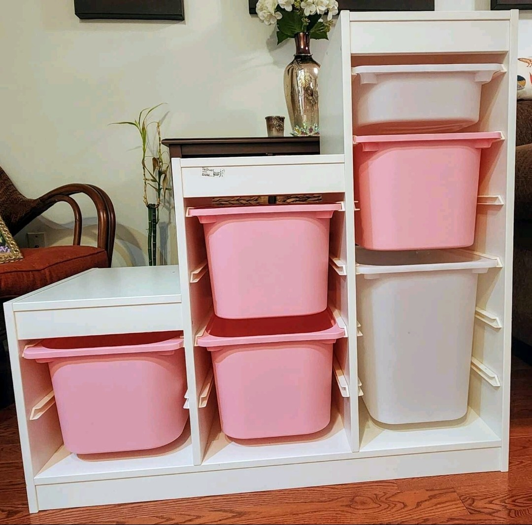 Toy storage by Trofast/Ikea