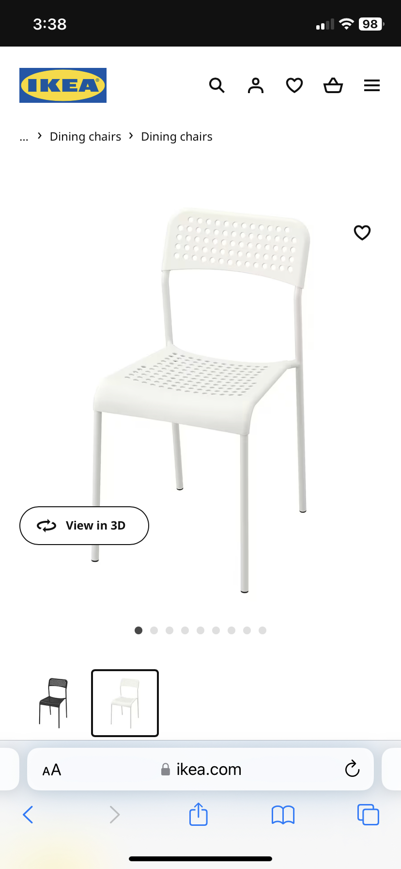 Ikea chair thumbnail