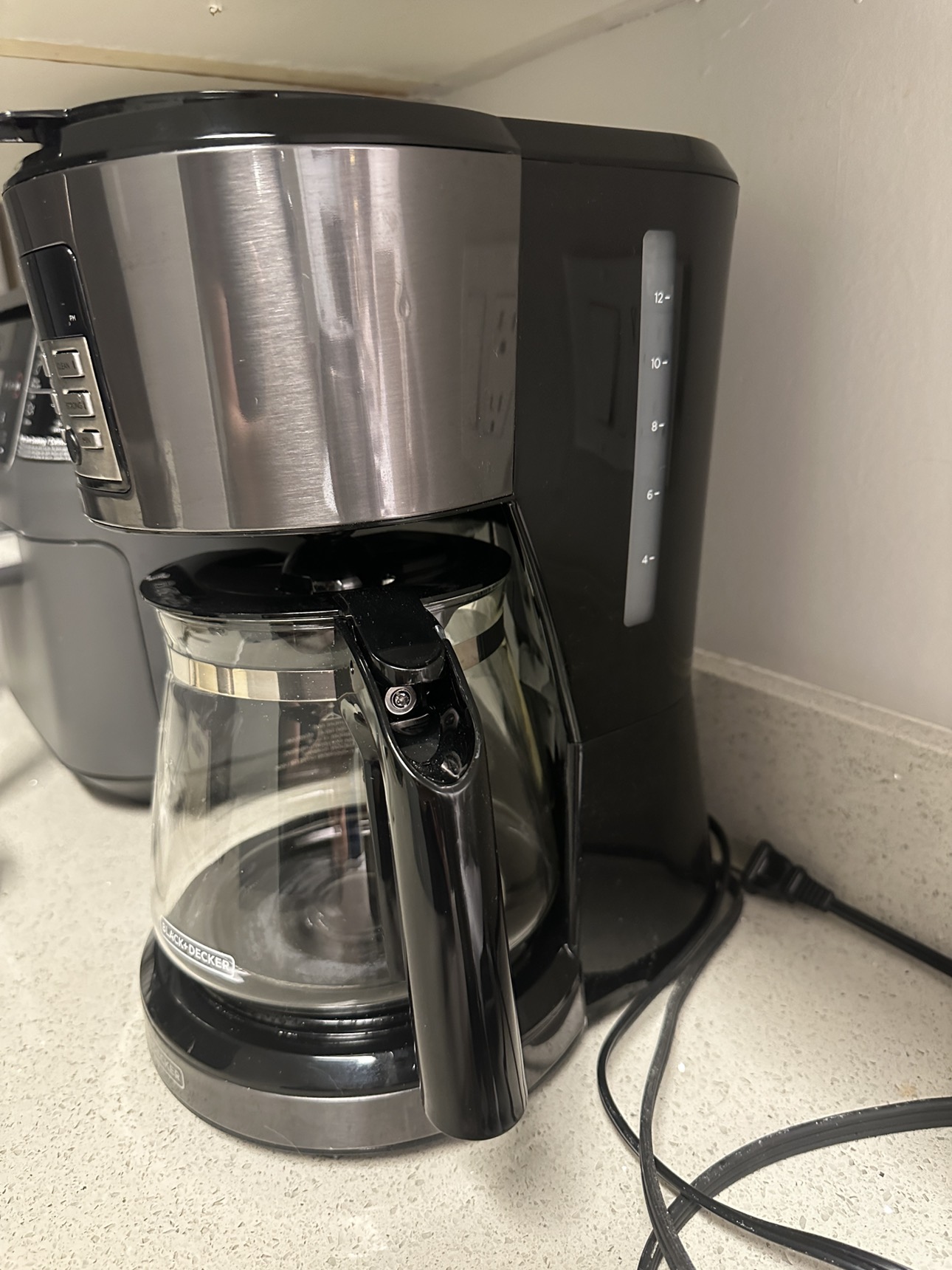 Black Decker Coffee Machine programmable vortex technology image indicator(3)