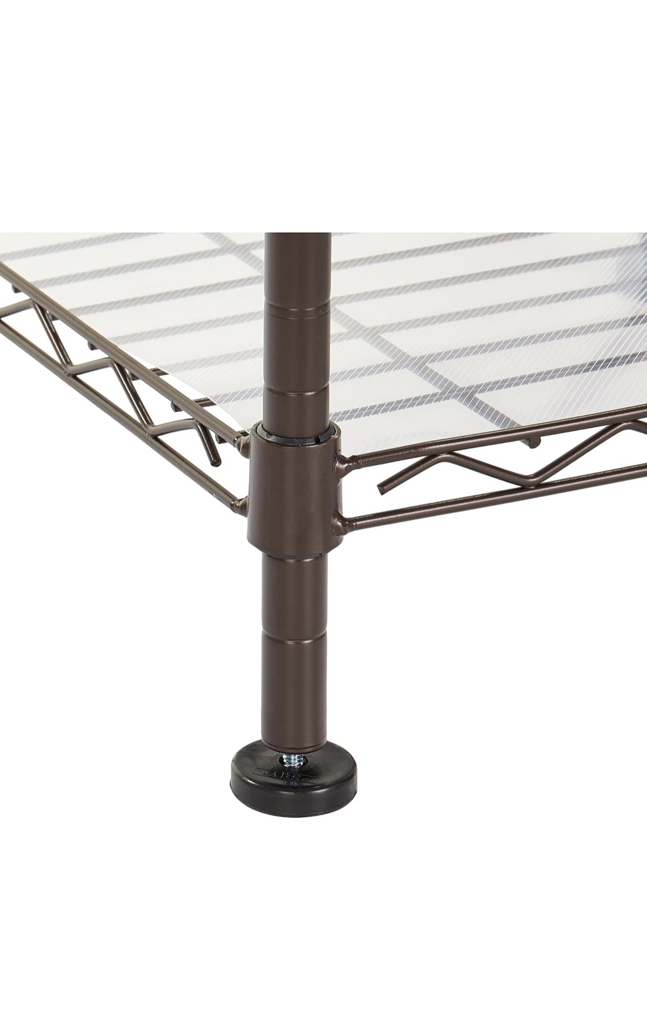 Metal Hanging Storage Organizer Rack Wardrobe w/ Shelves - photo 4