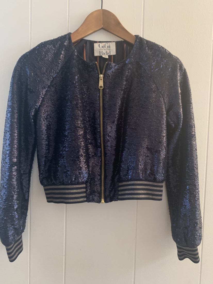GIGI Hadid sequined jacket from Tommy Hilfiger image indicator(2)