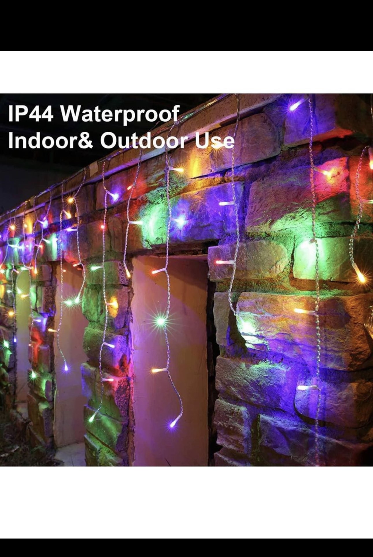 Christmas Lights, LED Icicle Lights, - photo 5