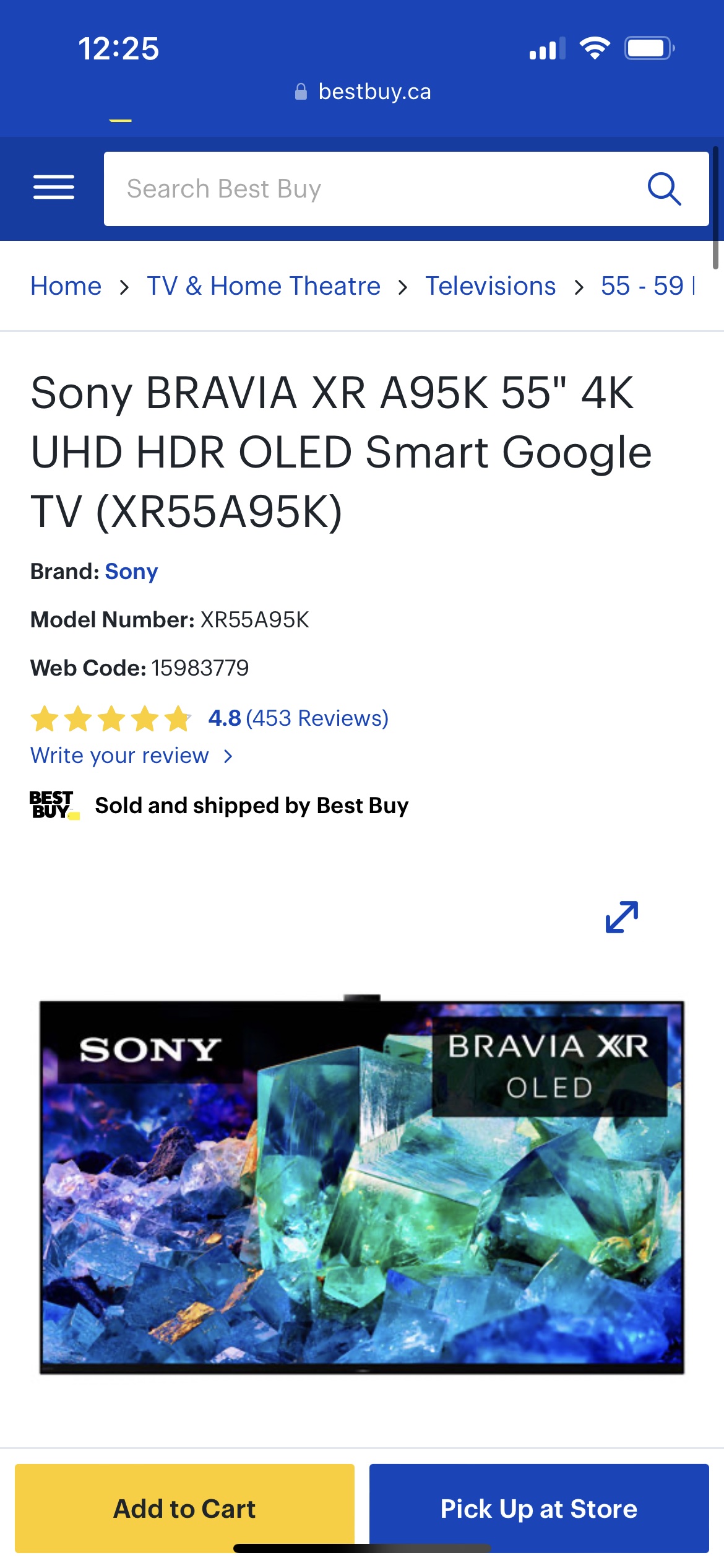 Sony Bravia 55” OLED 4K 2023 l