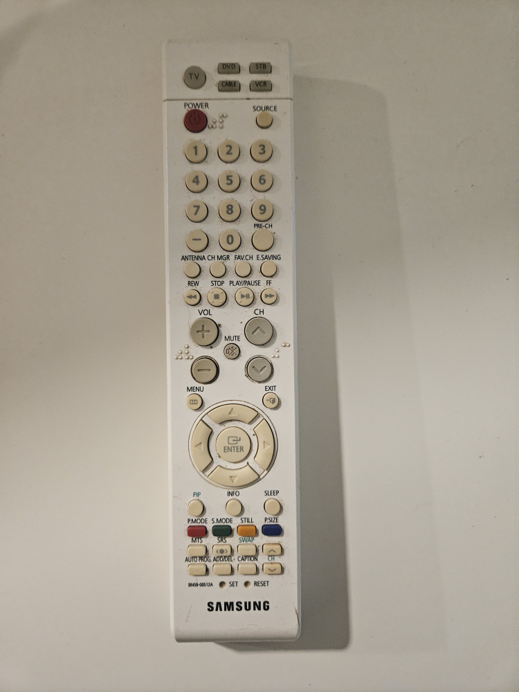 Samsung TV remote #freecycle
