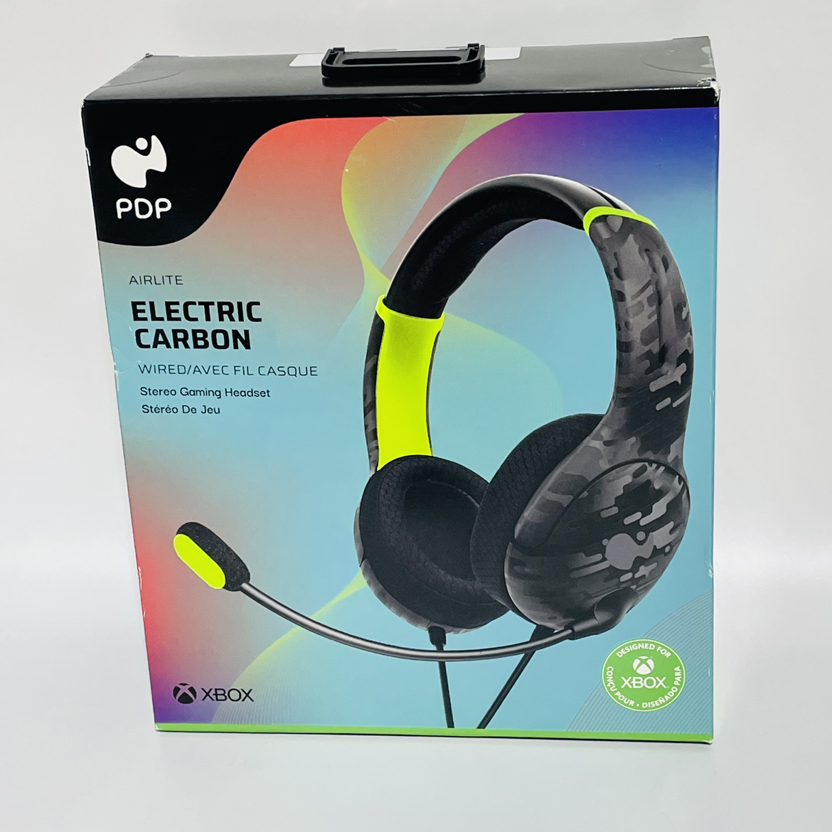 PDP Wired Stereo Headset - Electric Carbon