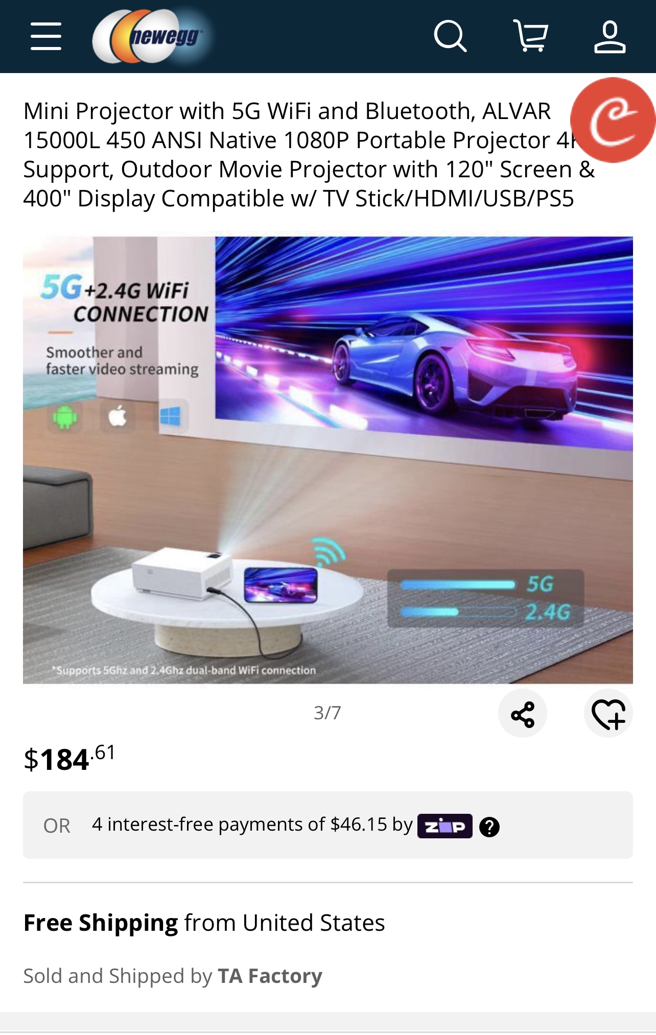 Mini projector - brand new - photo 3