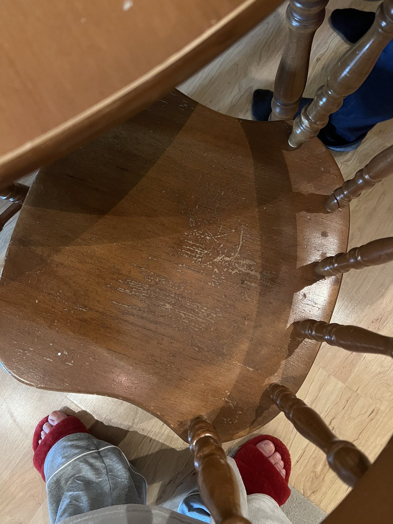 Expanding Wooden Dining Room Table 🦃 - photo 4