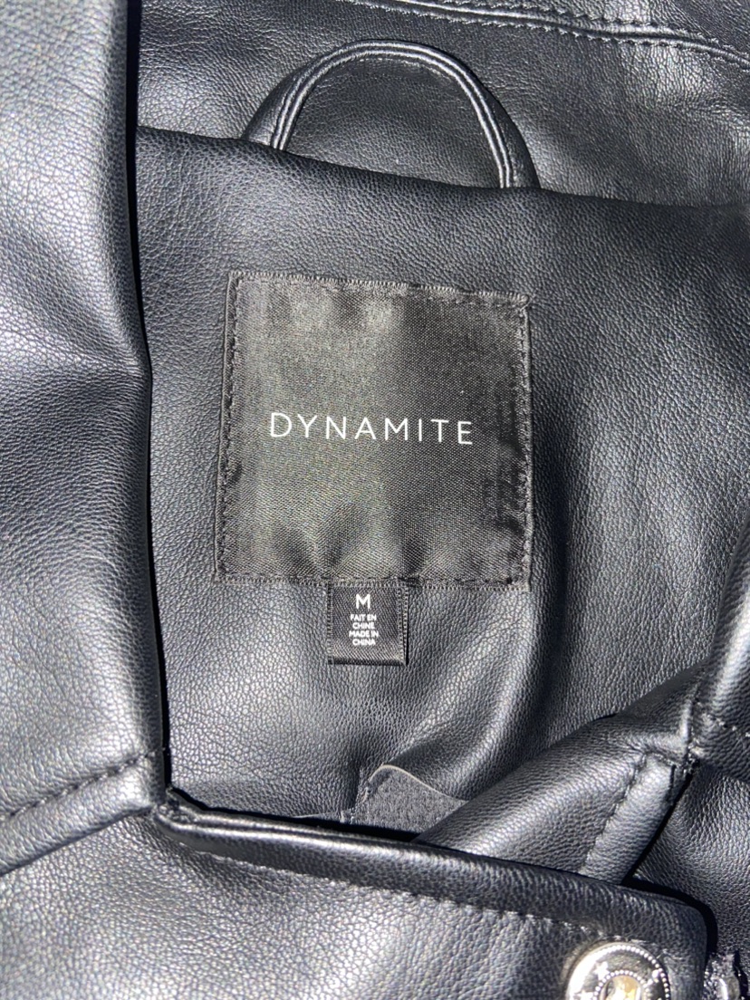 Dynamite Leather Jacket Size Medium image indicator(2)