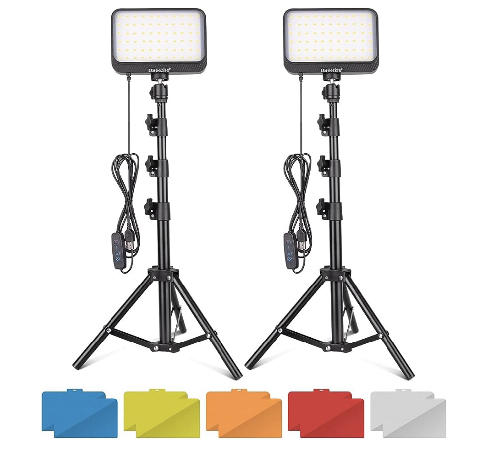 UBeesize LED Video Light Kit, 2Pcs thumbnail