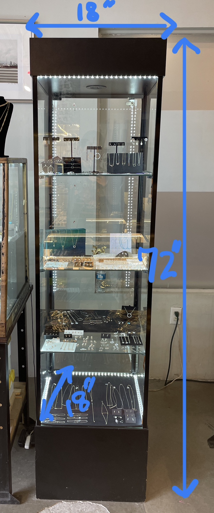 Glass display cabinet - photo 2
