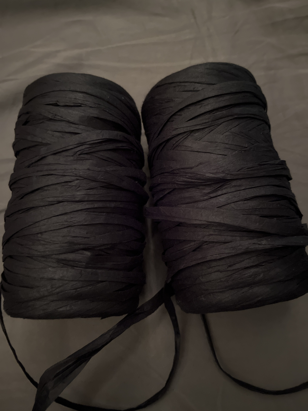 Black raffia yarn #freecycle thumbnail