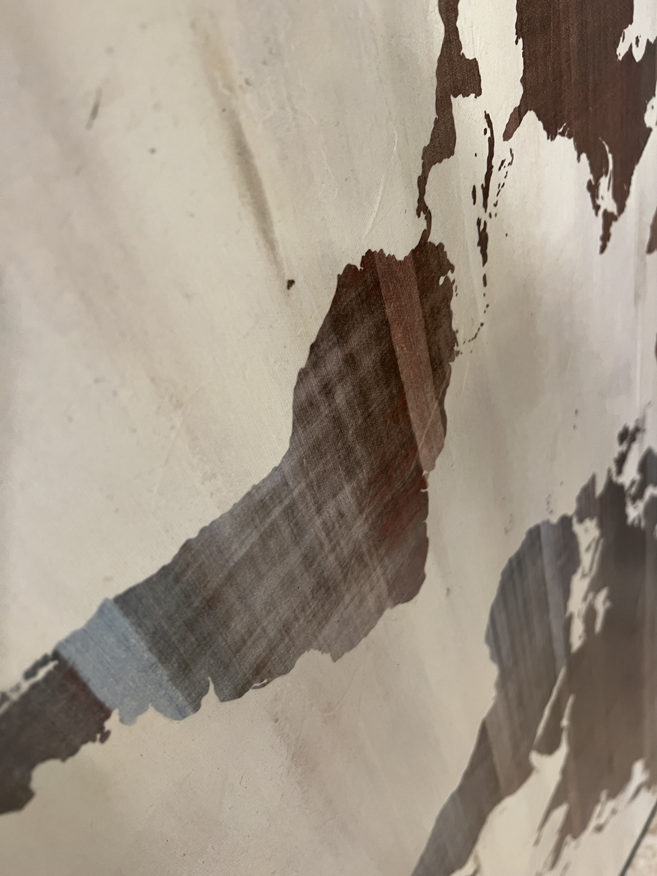 Framed Wood World Map - photo 2