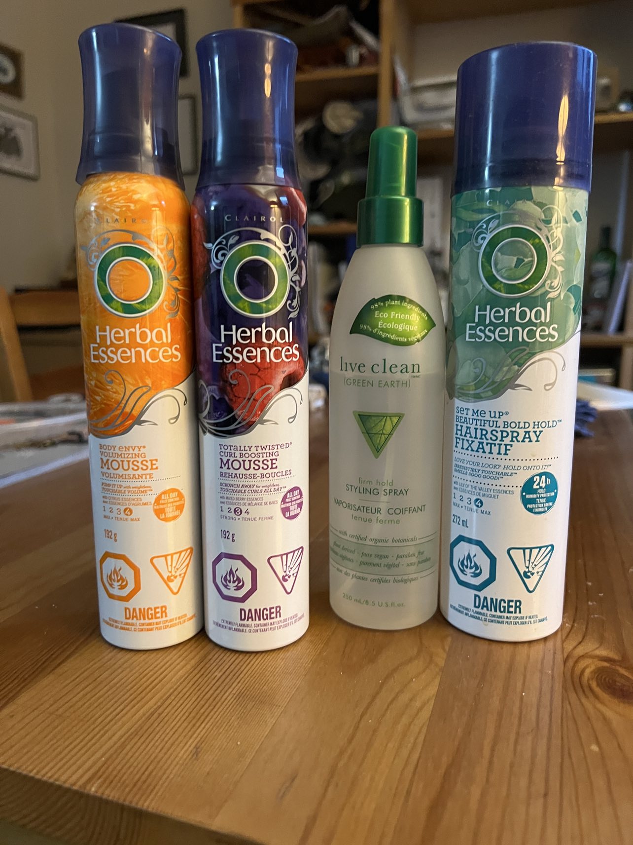 Hairspray and mousse Free!