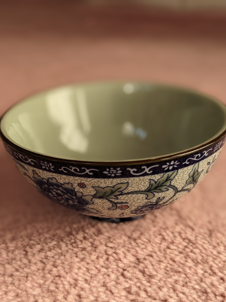 Chinese style porcelain bowl
