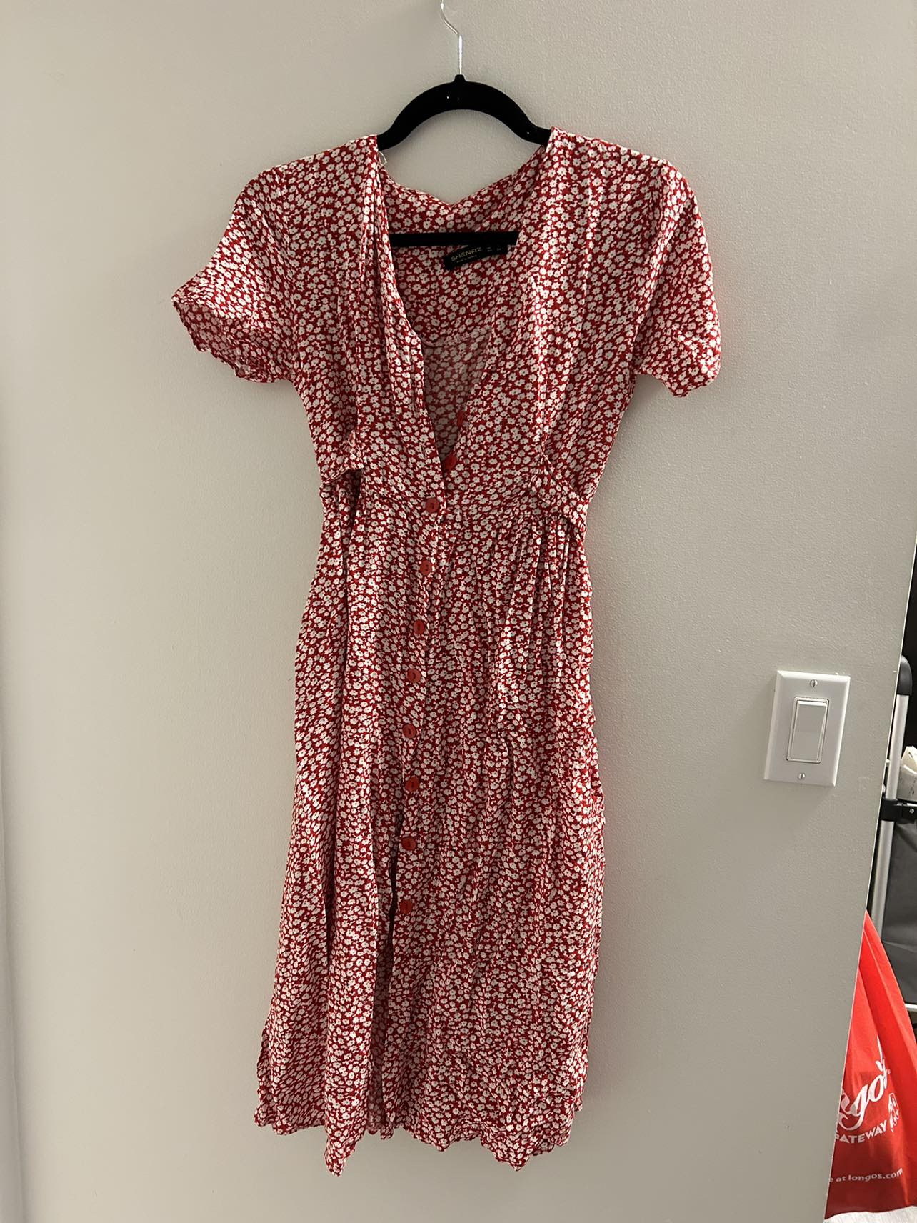 Red Floral Dress
