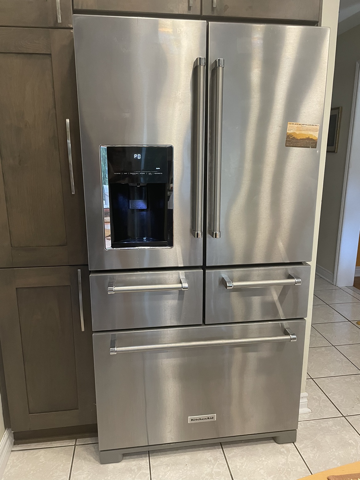 Reduced! URGENT! KITCHENAID fridge thumbnail