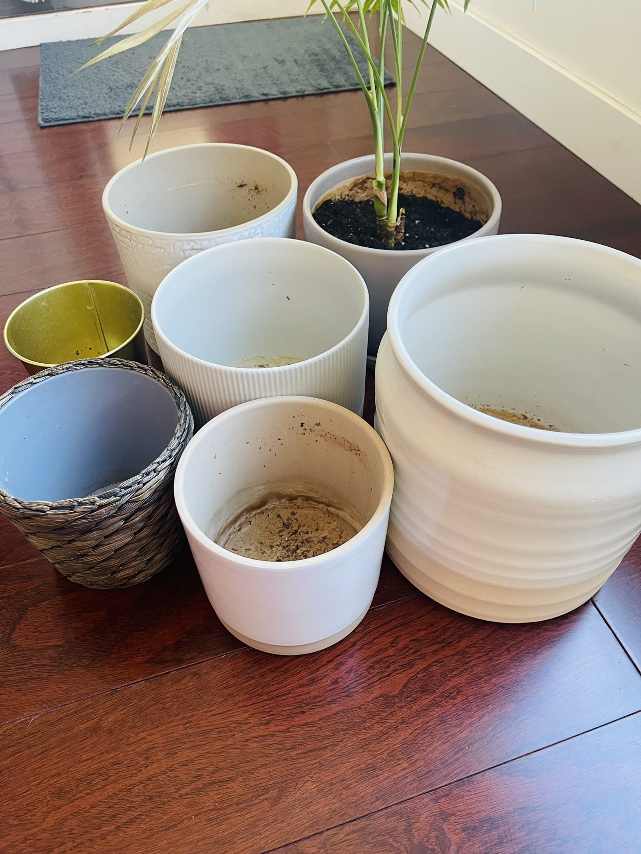 6Ikea Pots + 4 Stands - photo 2