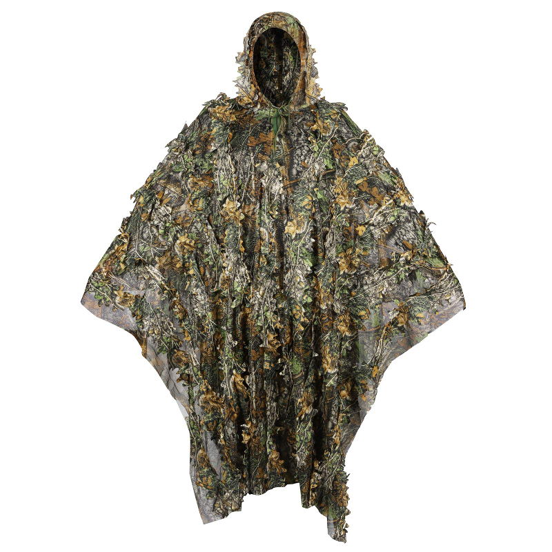 Camouflage Set - Poncho and Baseball Cap