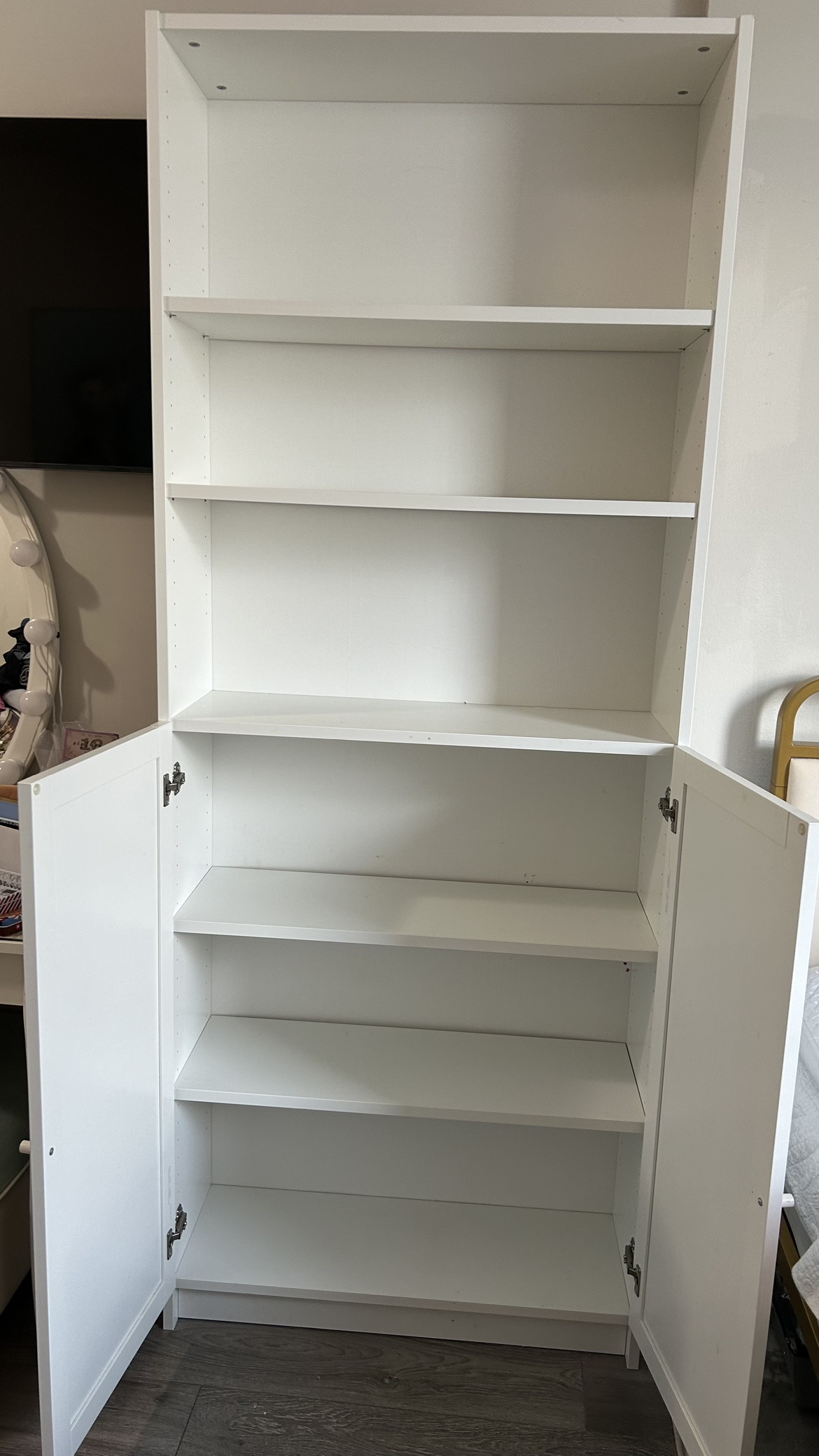 IKEA -Bookcase with doors white - photo 2