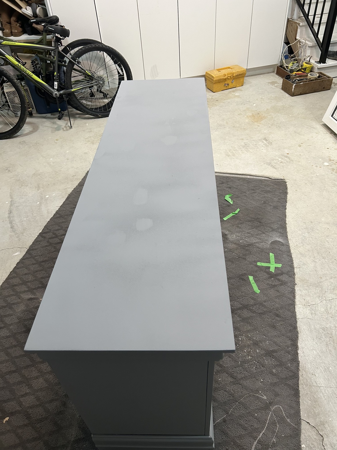 6 drawer storage dresser - matte gray - photo 4