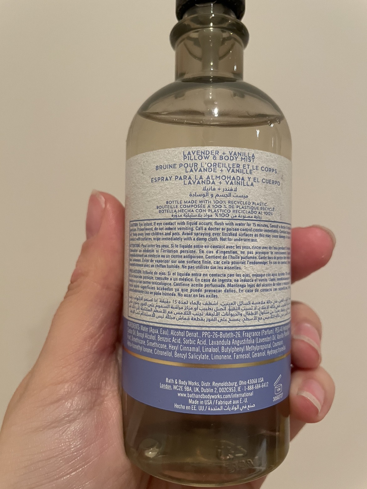 Lavender & Vanilla Pillow & Body Mist image indicator(2)