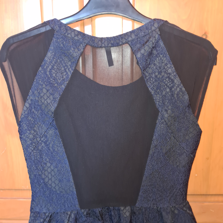 NAFNAF - Dark Blue Black Skater dress image indicator(4)