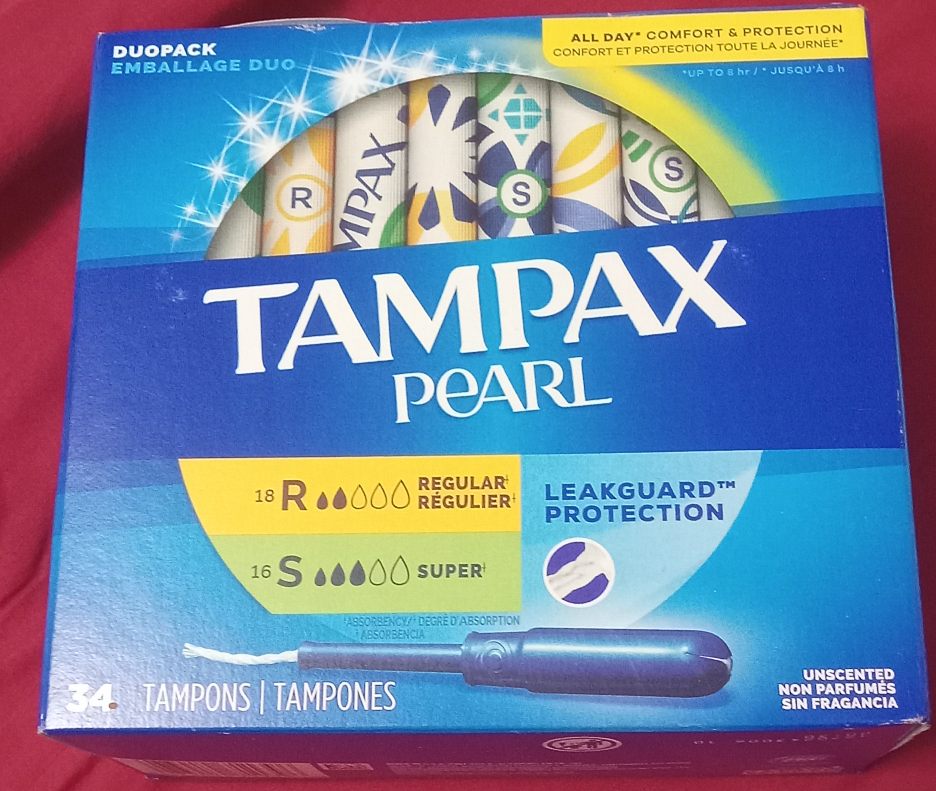 Tampax Pearl Dual Pack (34 Tampons) thumbnail