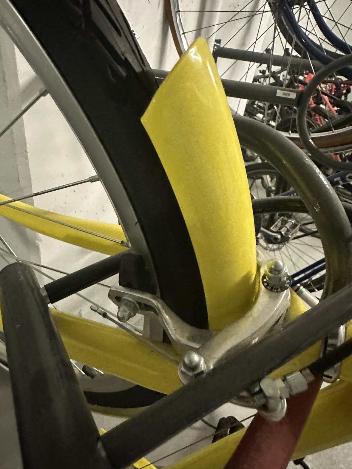 CCM yellow step over bike. - photo 4