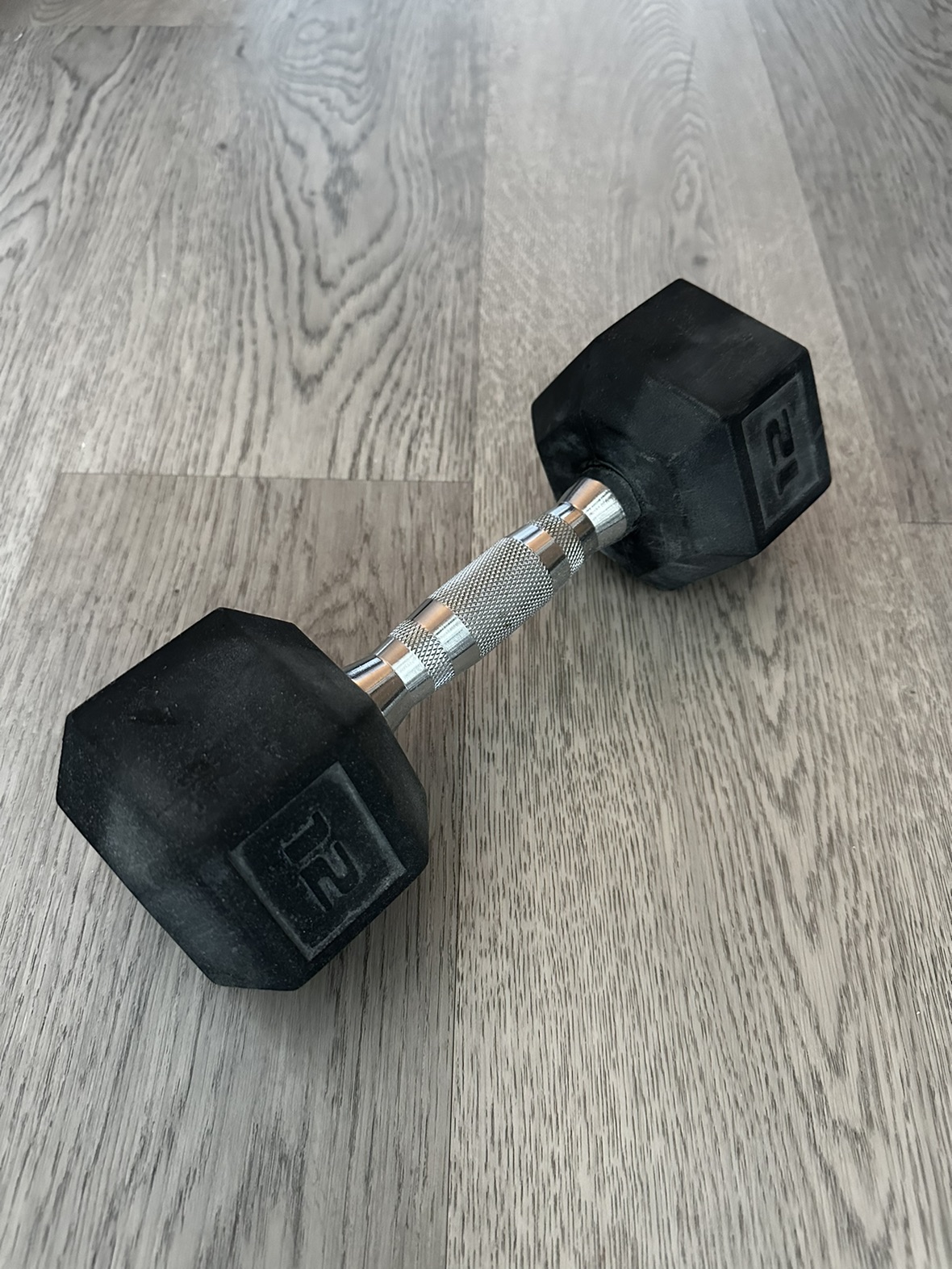 12 pound dumbbells weights (x2) thumbnail