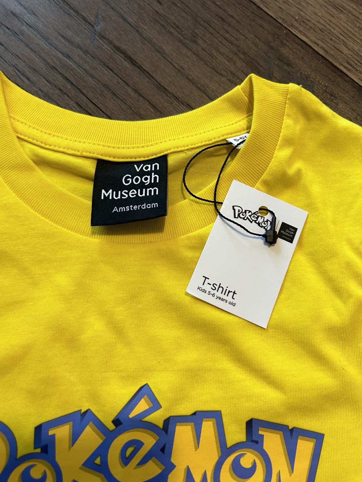 Limited Edition Pokémon X Van Gogh T-Shirt (size 5-6 kids) image indicator(2)