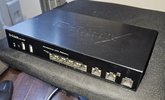 D-Link DFL 260E netdefend utm firewall