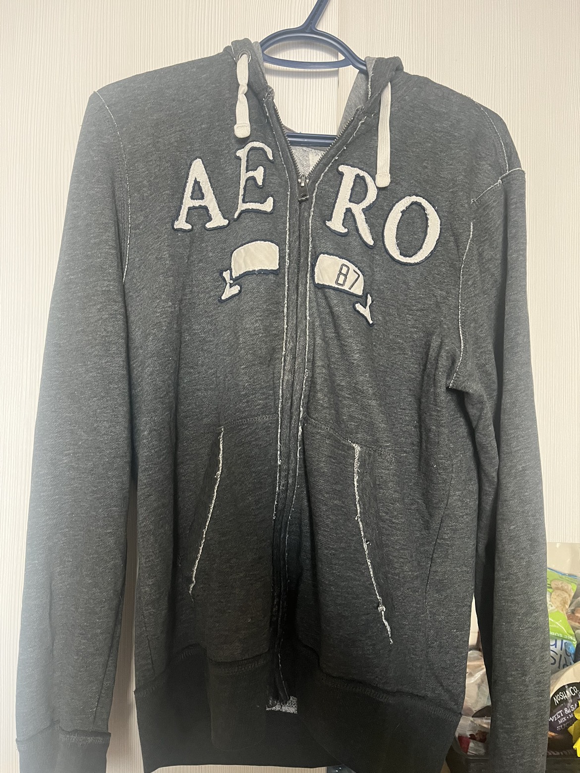 Mens Aeropostale zip up hoodie size medium thumbnail