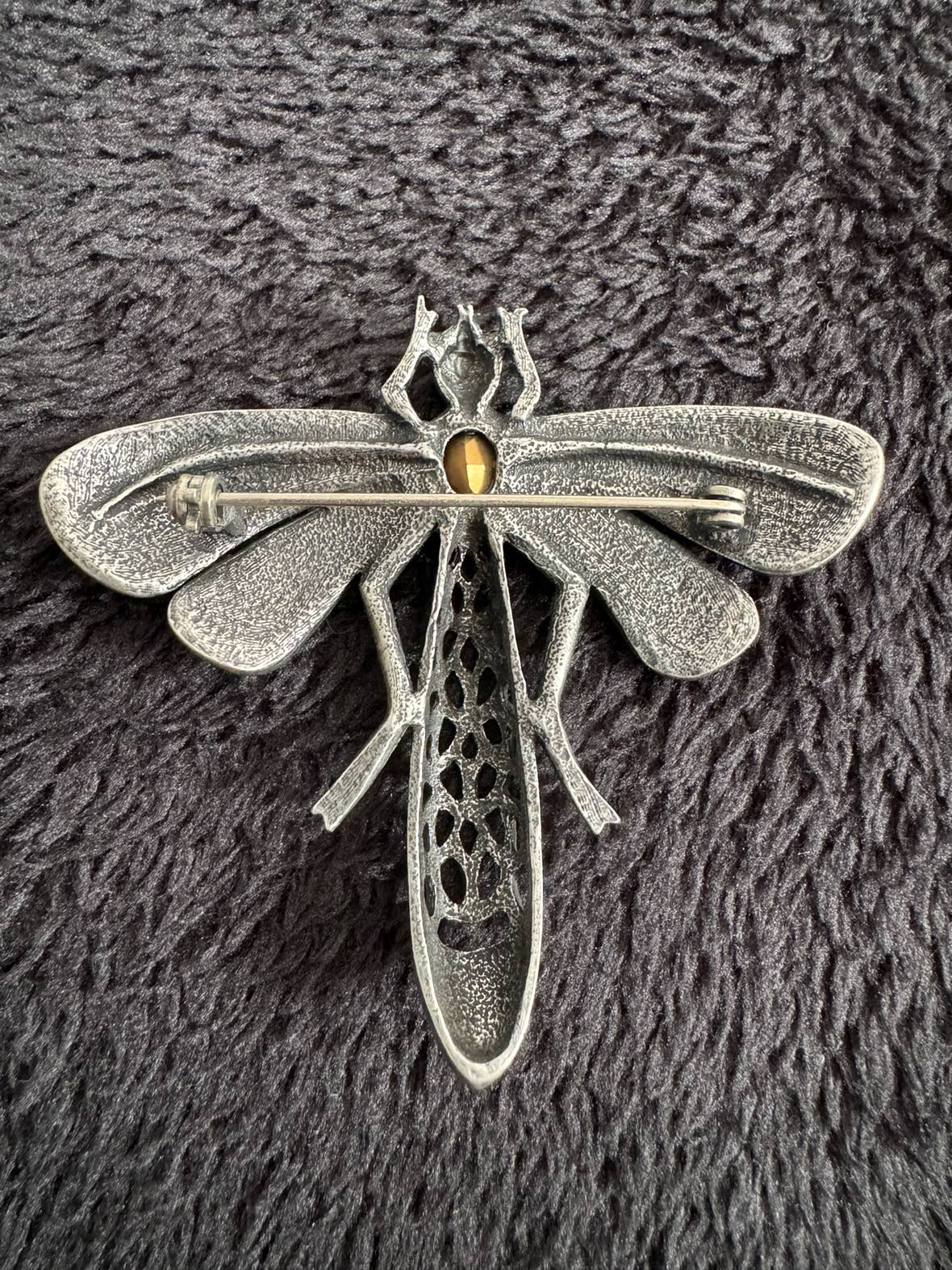 Dragonfly vintage brooch - photo 3