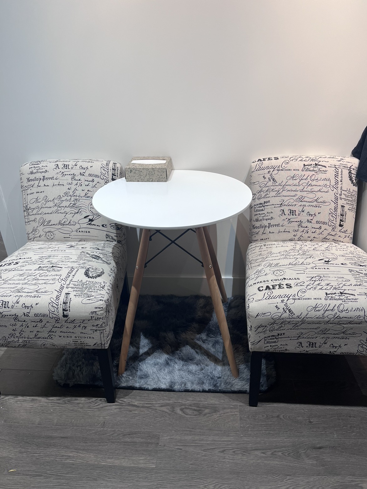 Small chairs & table