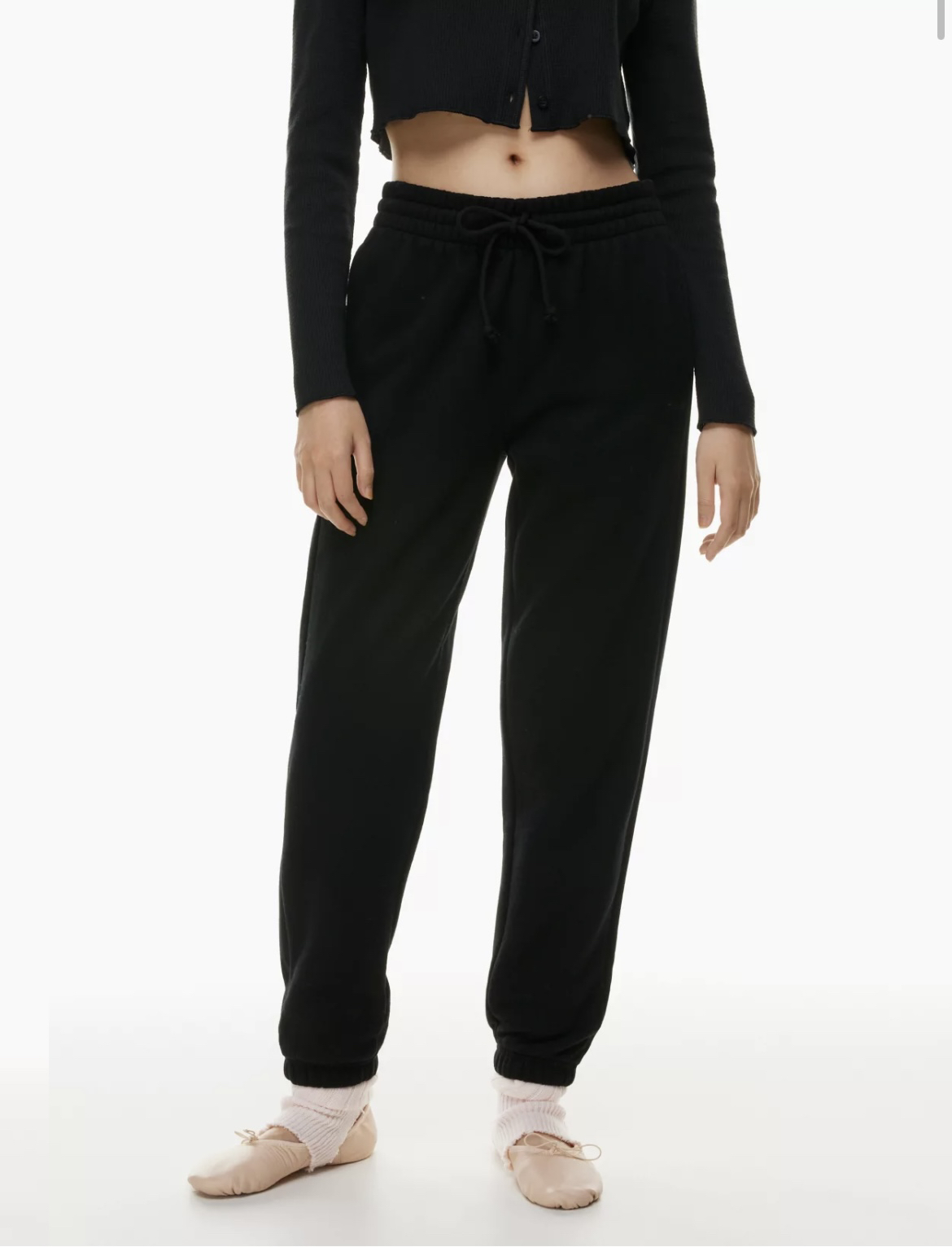 New Aritzia Fleece Boyfriend Sweatpants size small