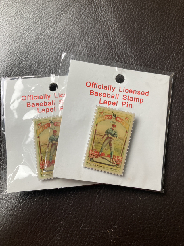 Baseball stamp pins 🦃