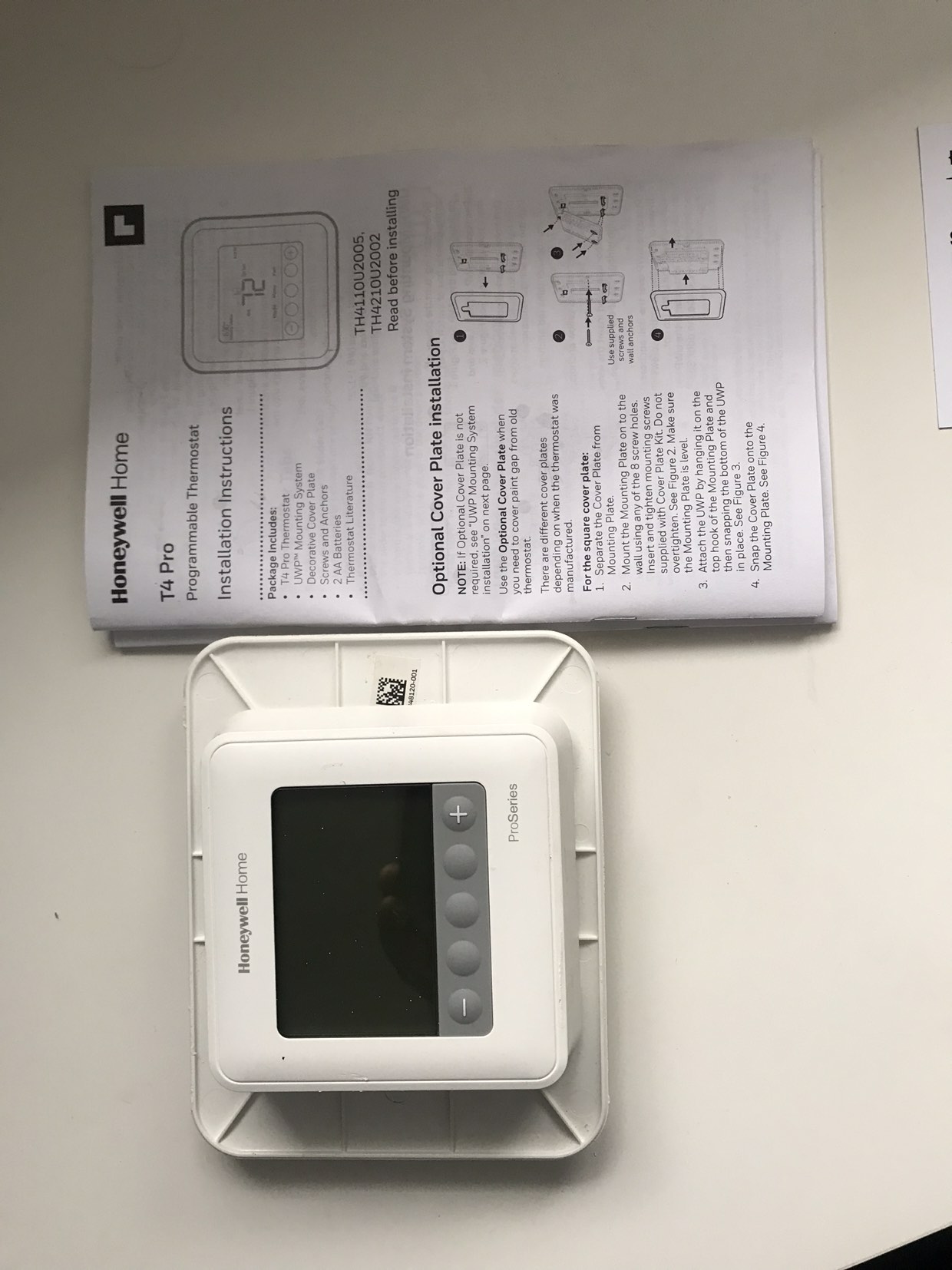 Honeywell - T4 Pro Programable Thermostat image indicator(3)