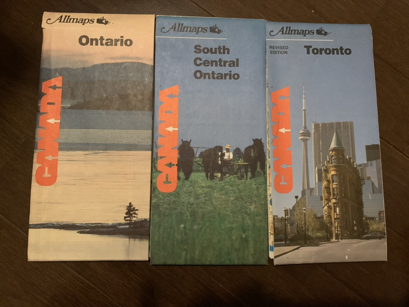 vintage 80s ontario maps thumbnail