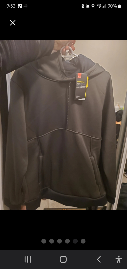 New Star wars Under armor hoodie Medium image indicator(2)