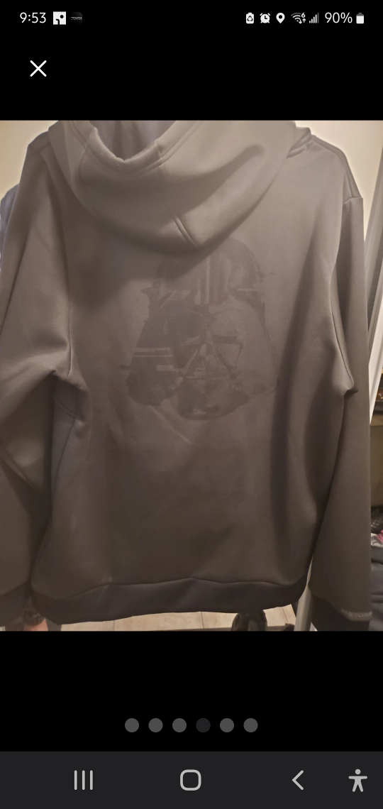 New Star wars Under armor hoodie Medium image indicator(3)