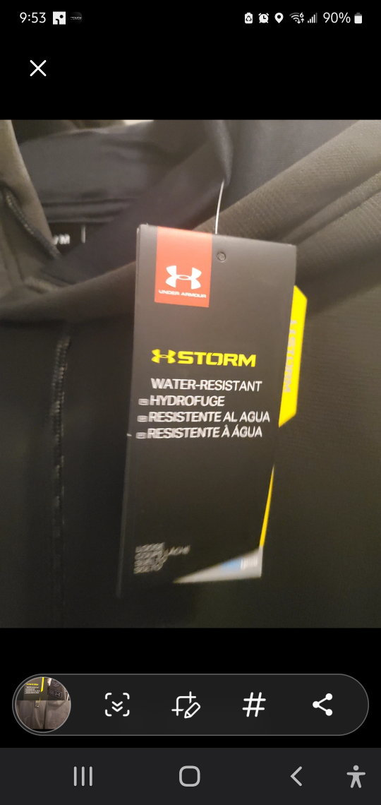 New Star wars Under armor hoodie Medium image indicator(5)