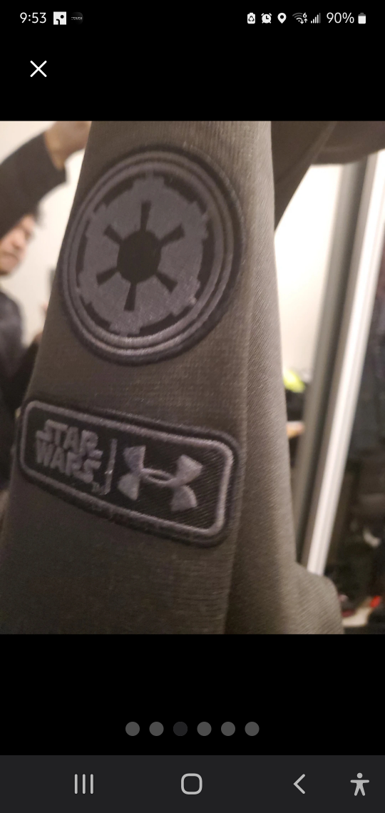 New Star wars Under armor hoodie Medium image indicator(6)