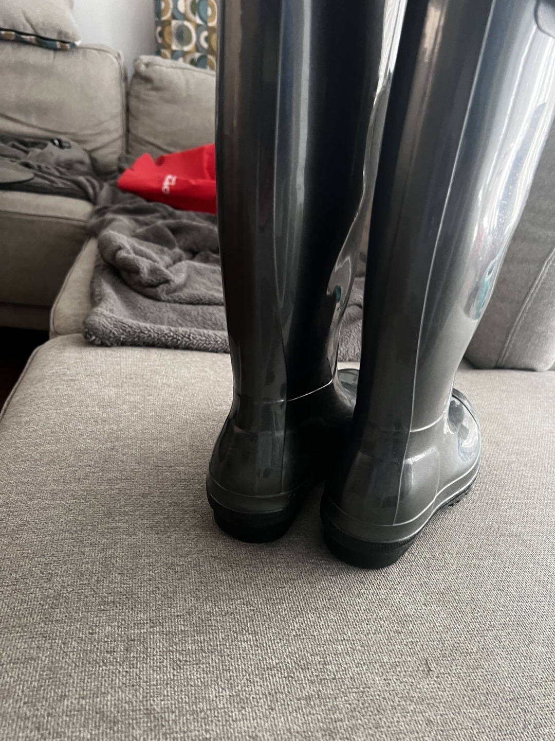 🎁 Italian galaxy light gray rain boots - photo 4