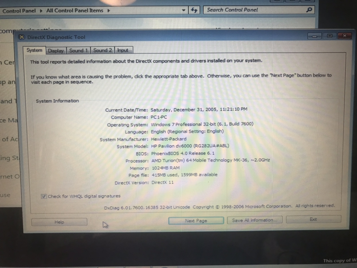 Hp pavillion entertainment of dv 6000 laptop perfectly working🦃 image indicator(4)