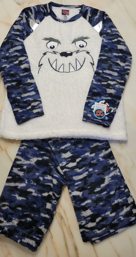 2 pcs kids warm and soft sleepwear image indicator(2)