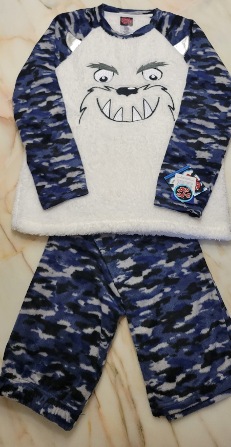 2 pcs kids warm and soft sleepwear image indicator(3)