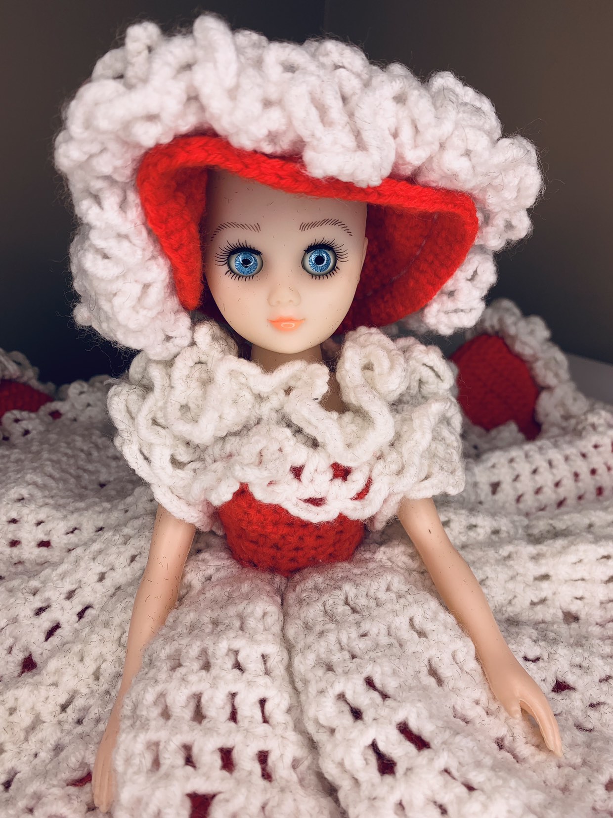 Vintage Crochet  Bed Doll - photo 4